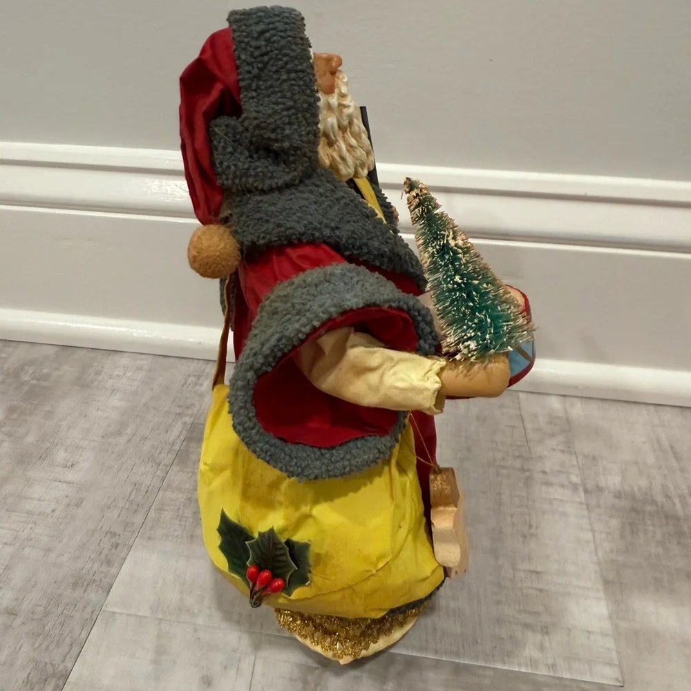 Lynn Haney Collection Santa with Drum and Tree - Picture 7 of 9